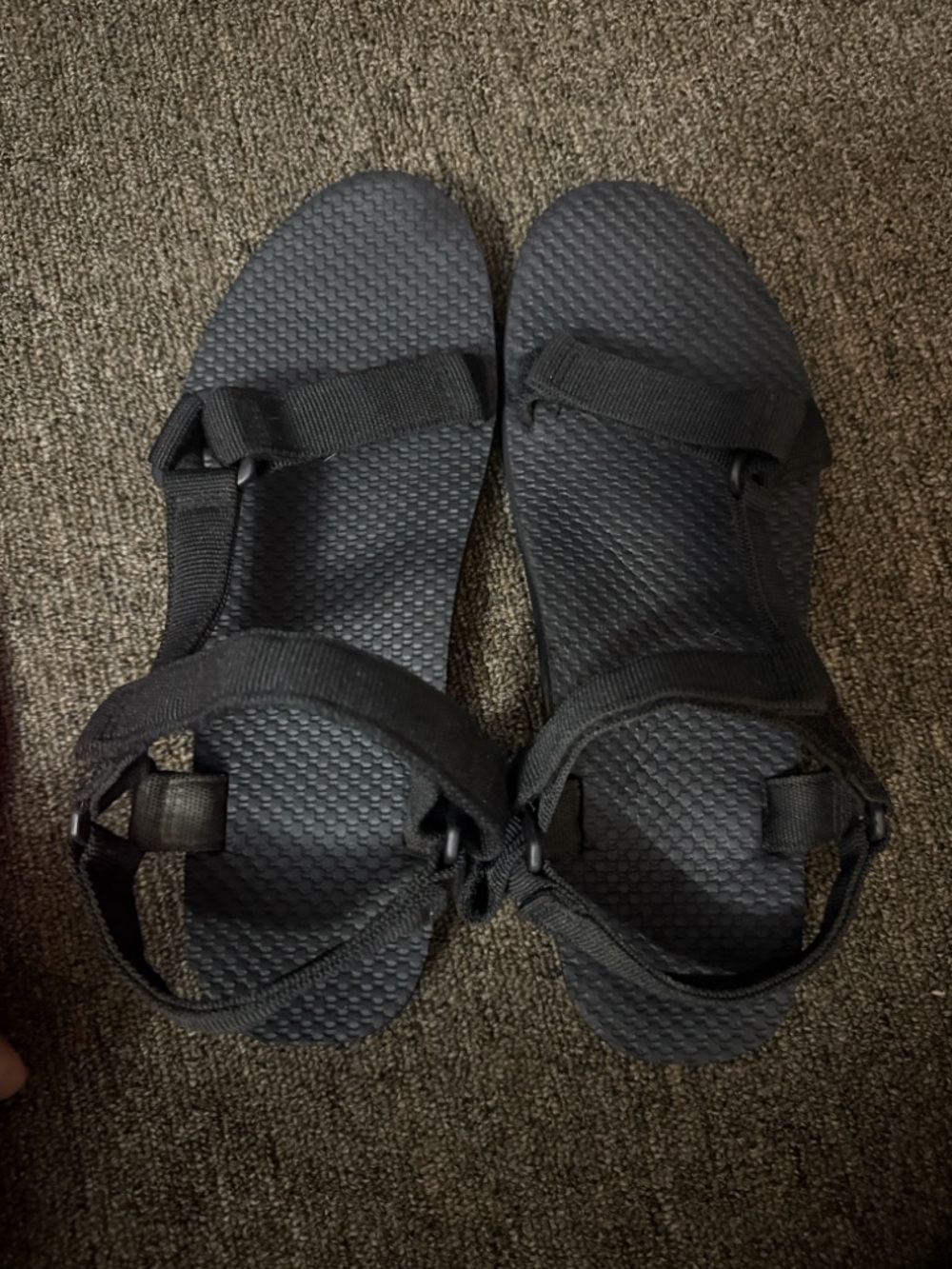 Black adjustable Strappy sandles